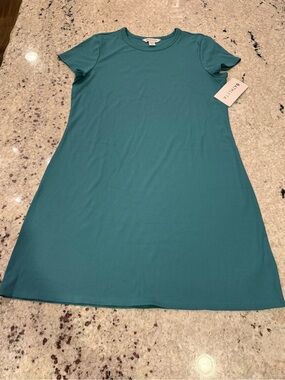 athleta short dresses Athleta Womens Petites 2P Dress Perfect Petal Black Short Sleeve Mini